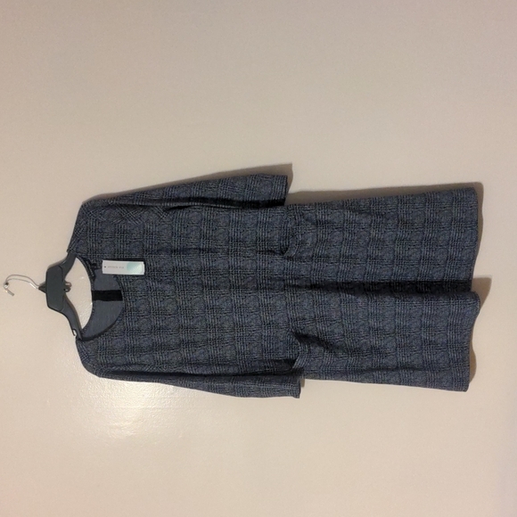 Hawthorn Aniya Jacquard Knit Dress Navy 